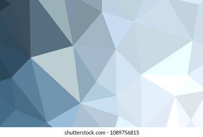Light BLUE vector polygonal background. Modern abstract illustration with triangles. Brand new design for your business.