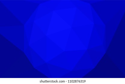 Light BLUE vector polygonal background. Colorful abstract illustration with triangles. Template for cell phone's backgrounds.