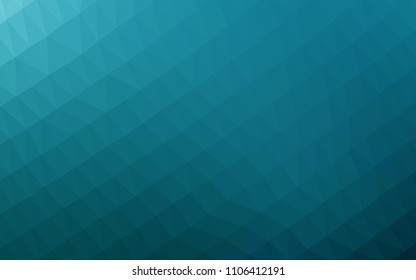 Light BLUE vector polygonal background. A completely new color illustration in a vague style. The polygonal design can be used for your web site.