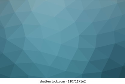 Light BLUE vector polygonal background. Geometric illustration in Origami style with gradient.  The completely new template can be used for your brand book.