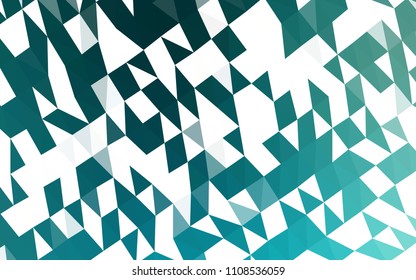 Light BLUE vector polygonal background. Brand new colored illustration in blurry style with gradient. The polygonal design can be used for your web site.
