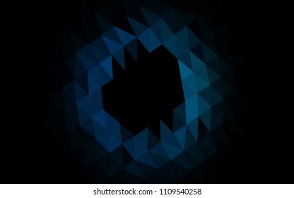 Light BLUE vector polygonal background. An elegant bright illustration with gradient. The completely new template can be used for your brand book.