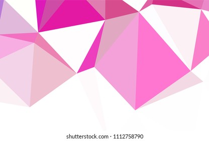 Light BLUE vector polygonal background. Colorful illustration in polygonal style with gradient. Triangular pattern for your design.