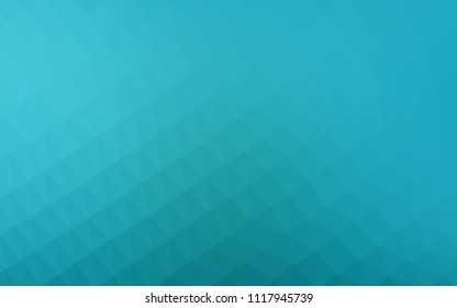 Light BLUE vector polygonal background. A sample with polygonal shapes. The elegant pattern can be used as part of a brand book.