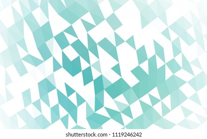 Light BLUE vector polygonal background. Shining colored illustration in a Brand new style. The textured pattern can be used for background.