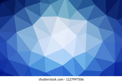 Light BLUE vector polygonal background. Colorful abstract illustration with triangles. A new texture for your web site.