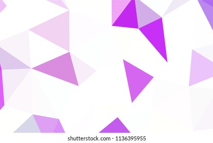 Light BLUE vector polygonal background. Modern abstract illustration with triangles. Brand new style for your business design.