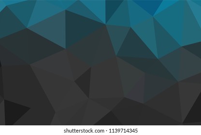 Light BLUE vector polygonal background. Creative geometric illustration in Origami style with gradient. Pattern for a brand book's backdrop.