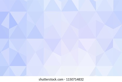 Light BLUE vector polygonal background. Polygonal abstract illustration with gradient. New template for your brand book.