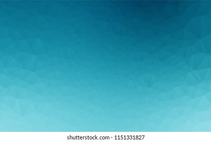 Light BLUE vector polygonal background. An elegant bright illustration with gradient. Brand new style for your business design.