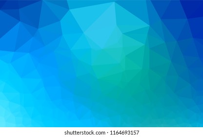 Light BLUE vector polygonal background. An elegant bright illustration with gradient. A new texture for your design.
