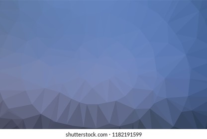 Light BLUE vector polygonal background. Shining illustration, which consist of triangles. A completely new template for your business design.