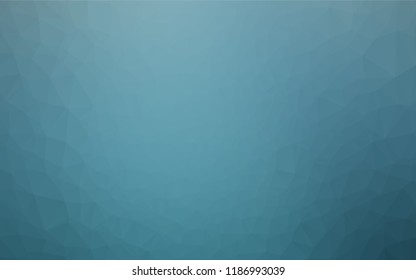 Light BLUE vector polygonal background. Colorful abstract illustration with gradient. Triangular pattern for your business design.