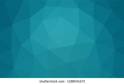 Light BLUE vector polygonal background. Modern geometrical abstract illustration with gradient. The best triangular design for your business.