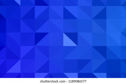 Light BLUE vector polygonal background. Polygonal abstract illustration with gradient. New template for your brand book.
