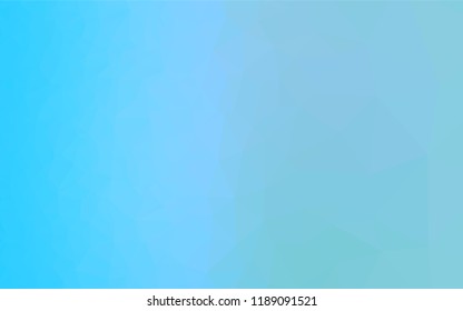 Light BLUE vector polygonal background. Colorful illustration in abstract style with gradient. The elegant pattern can be used as part of a brand book.