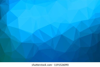 Light BLUE vector polygonal background. Glitter abstract illustration with an elegant design. A new texture for your design.