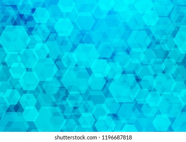 Light BLUE vector polygonal background. Colorful illustration in abstract style with gradient. A new texture for your design.