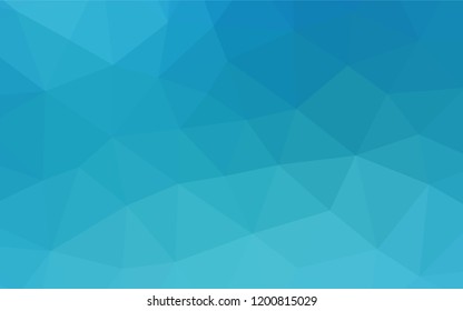 Light BLUE vector polygonal background. An elegant bright illustration with gradient. The best triangular design for your business.