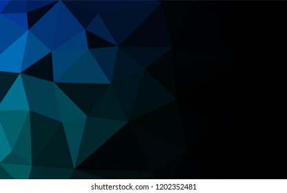 Light BLUE vector polygonal background. Colorful abstract illustration with gradient. The template can be used as a background for cell phones.