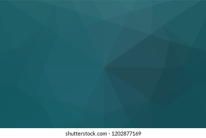 Light BLUE vector polygonal background. Creative geometric illustration in Origami style with gradient. Triangular pattern for your business design.