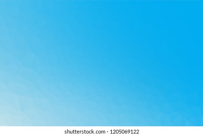 Light BLUE vector polygonal background. Creative illustration in halftone style with gradient. The template can be used as a background for cell phones.