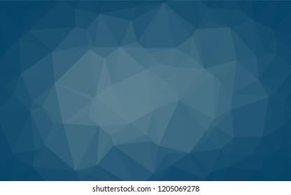 Light BLUE vector polygonal background. Brand new colored illustration in blurry style with gradient. The elegant pattern can be used as part of a brand book.