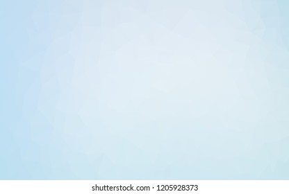 Light BLUE vector polygonal background. Colorful abstract illustration with triangles. New template for your brand book.