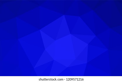Light BLUE vector polygonal background. Colorful abstract illustration with triangles. Pattern for a brand book's backdrop.