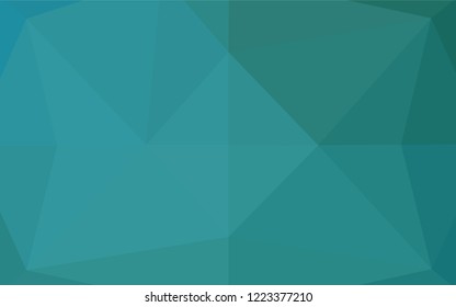 Light BLUE vector polygonal background. Creative illustration in halftone style with gradient. A completely new template for your business design.