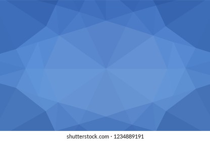 Light BLUE vector polygonal background. Colorful abstract illustration with gradient. The elegant pattern can be used as part of a brand book.