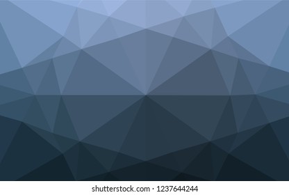 Light BLUE vector polygonal background. An elegant bright illustration with gradient. The completely new template can be used for your brand book.