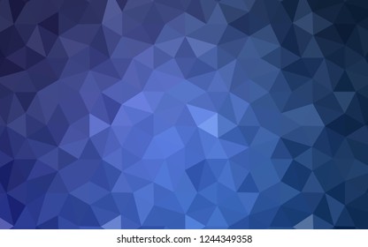 Light BLUE vector polygonal background. Modern abstract illustration with triangles. Brand new design for your business.
