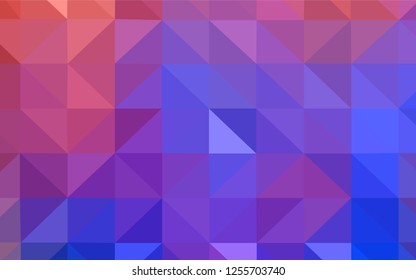 Light BLUE vector polygonal background. Elegant bright polygonal illustration with gradient. Pattern for a brand book's backdrop.