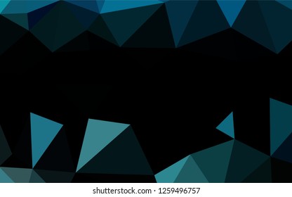 Light BLUE vector polygonal background. A completely new color illustration in a vague style. The textured pattern can be used for background.