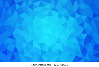 Light BLUE vector polygonal background. Elegant bright polygonal illustration with gradient. Brand new design for your business.