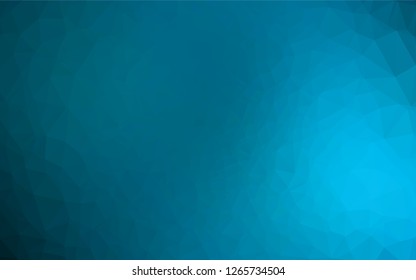 Light BLUE vector polygonal background. Creative illustration in halftone style with gradient. Brand new design for your business.