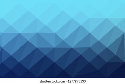 Light BLUE vector polygonal background. Colorful illustration in abstract style with gradient. Brand new design for your business.