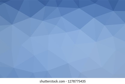 Light BLUE vector polygonal background. Geometric illustration in Origami style with gradient.  Brand new design for your business.