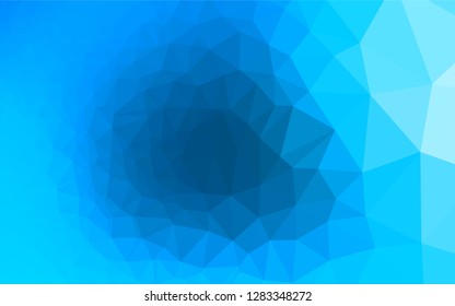 Light BLUE vector polygonal background. Brand new colored illustration in blurry style with gradient. The template can be used as a background for cell phones.
