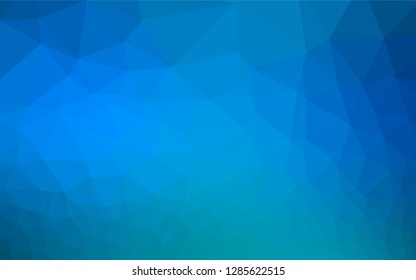 Light BLUE vector polygonal background. An elegant bright illustration with gradient. The textured pattern can be used for background.