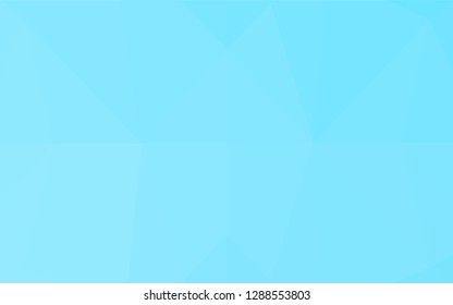 Light BLUE vector polygonal background. Modern geometrical abstract illustration with gradient. Brand new style for your business design.