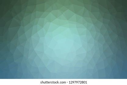 Light BLUE vector polygonal background. Modern abstract illustration with triangles. Template for cell phone's backgrounds.