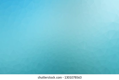 Light BLUE vector polygonal background. A sample with polygonal shapes. Brand new design for your business.