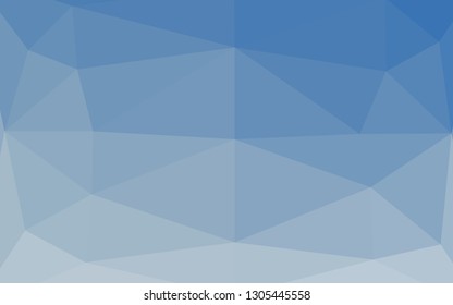 Light BLUE vector polygonal background. Colorful abstract illustration with gradient. Completely new template for your business design.