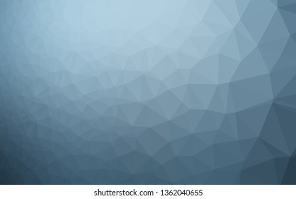 Light BLUE vector polygonal background. An elegant bright illustration with gradient. New texture for your design.