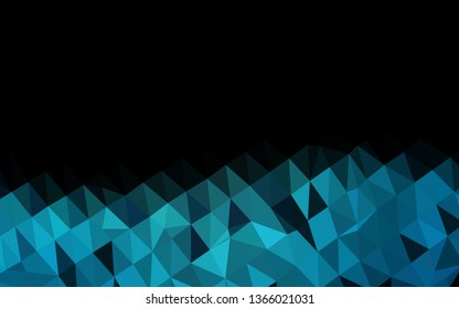 Light BLUE vector polygonal background. Brand new colorful illustration in with gradient. Brand new design for your business.