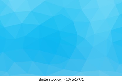 Light BLUE vector polygonal background. Colorful illustration in abstract style with gradient. Completely new template for your business design.