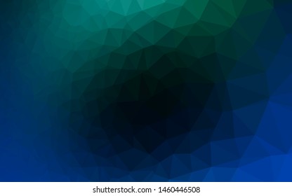 Light BLUE vector polygonal background. Colorful abstract illustration with gradient. Brand new design for your business.
