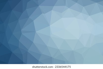 Light BLUE vector polygonal background. Shining colored illustration in a Brand new style. Template for your brand book.